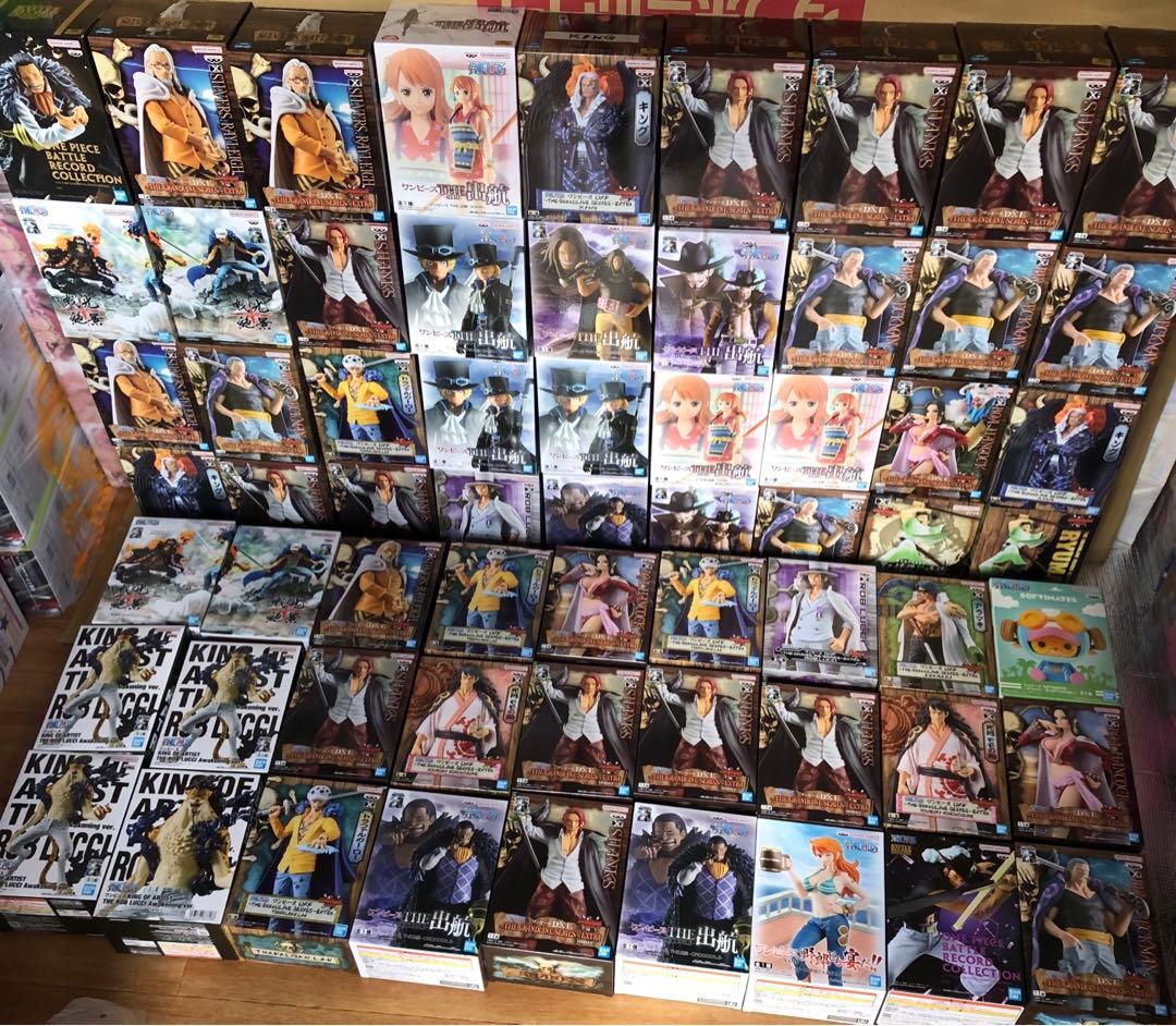ワンピース　フィギュア　シャンクス　ベックマン　ルッチ　ティーチ　63個
