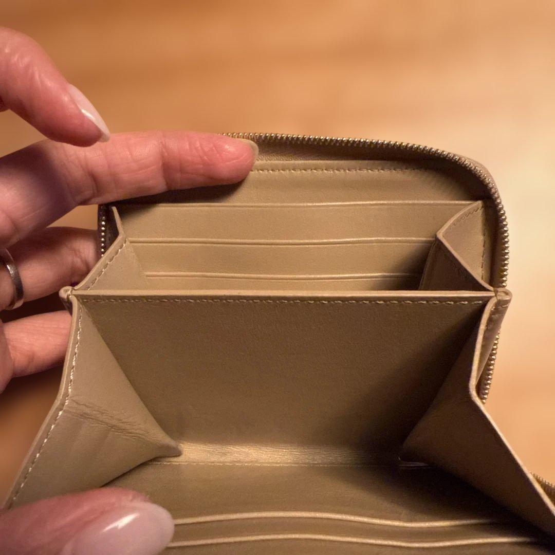 CELINE ゴールド スモールジップウォレット
