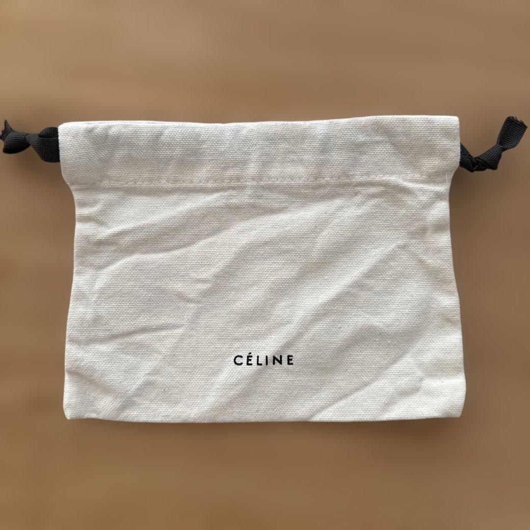 CELINE ゴールド スモールジップウォレット