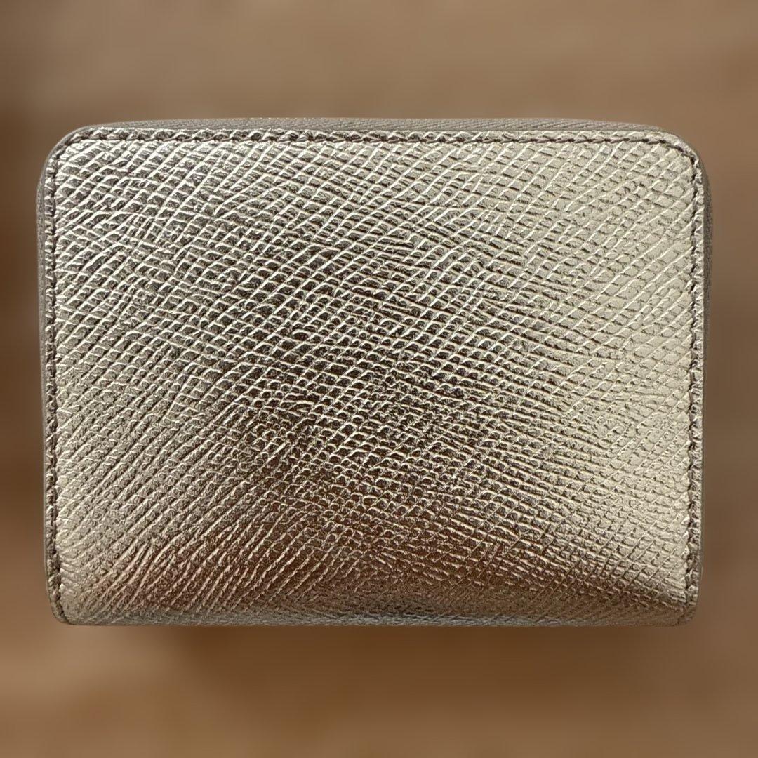 CELINE ゴールド スモールジップウォレット