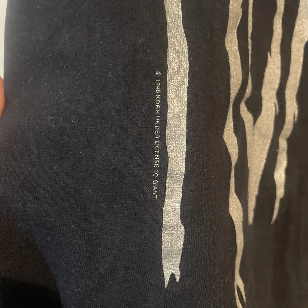 KORN 90's ヴィンテージTシャツ バンT コーン 黒 L giant製