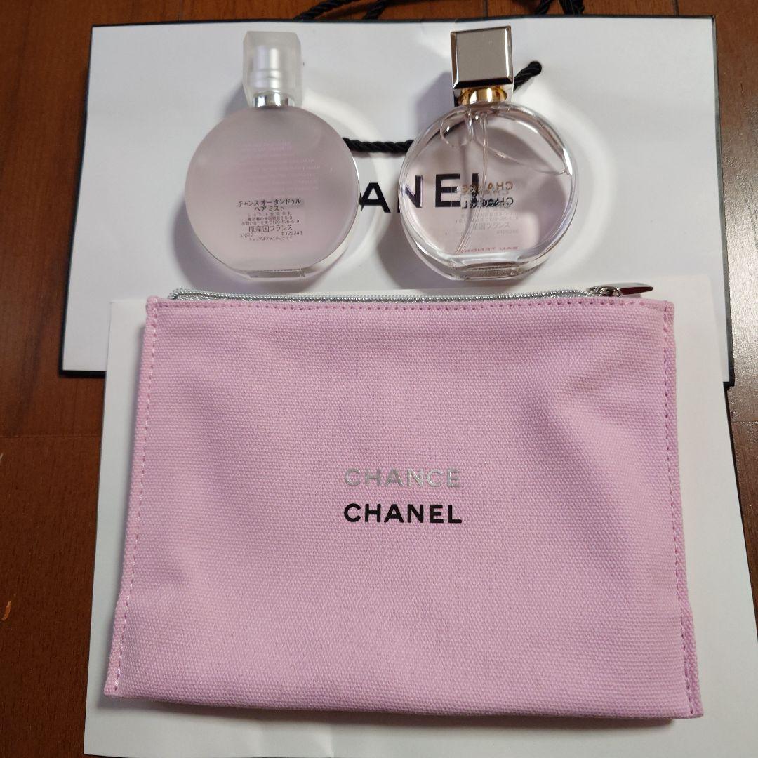 CHANEL ピンクポーチ＆ミスト＆パルファム