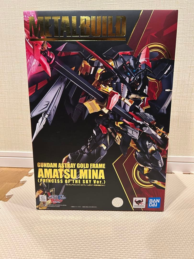 メタルビルド。ガンダムアストレイゴールドフレーム天ミナ　新品、未開封