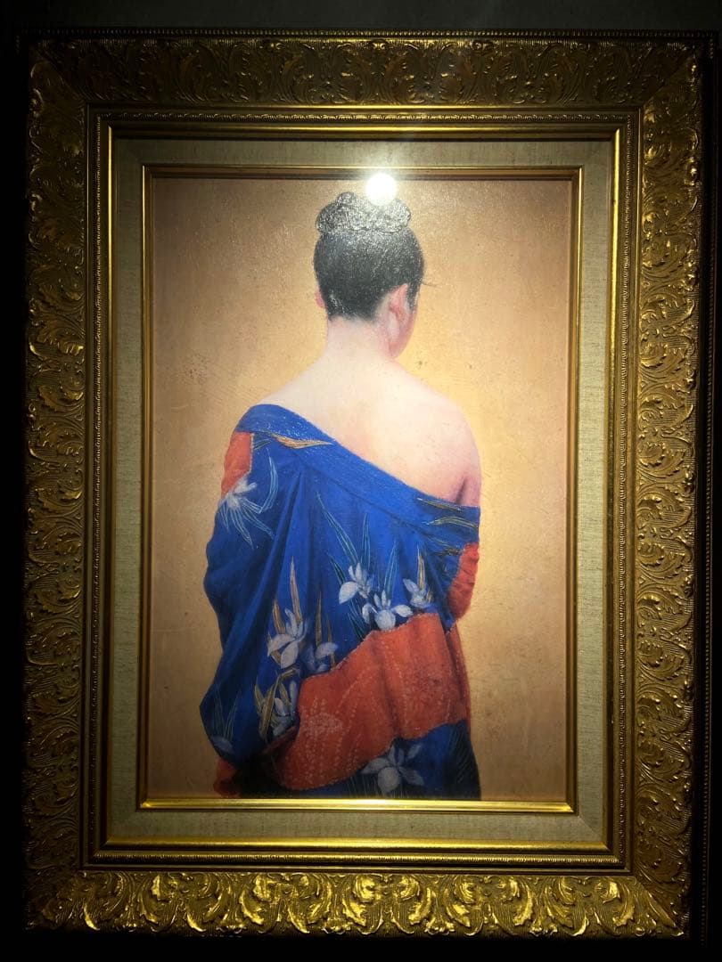 岡田三郎助 『あやめの女』