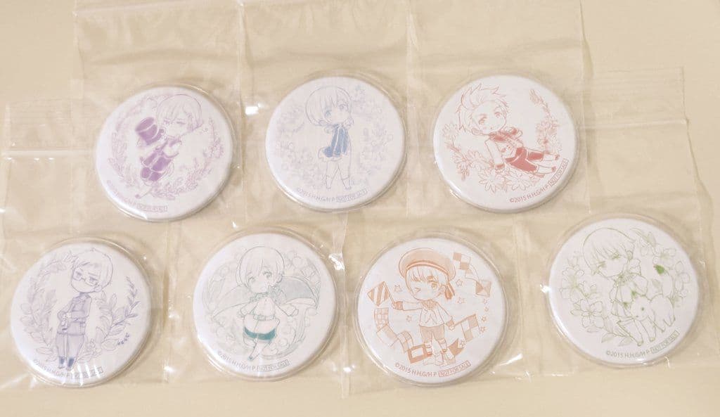 【セール中 非売品】ヘタリア 北欧 ノルウェー アイスランド 特典 缶バッジ