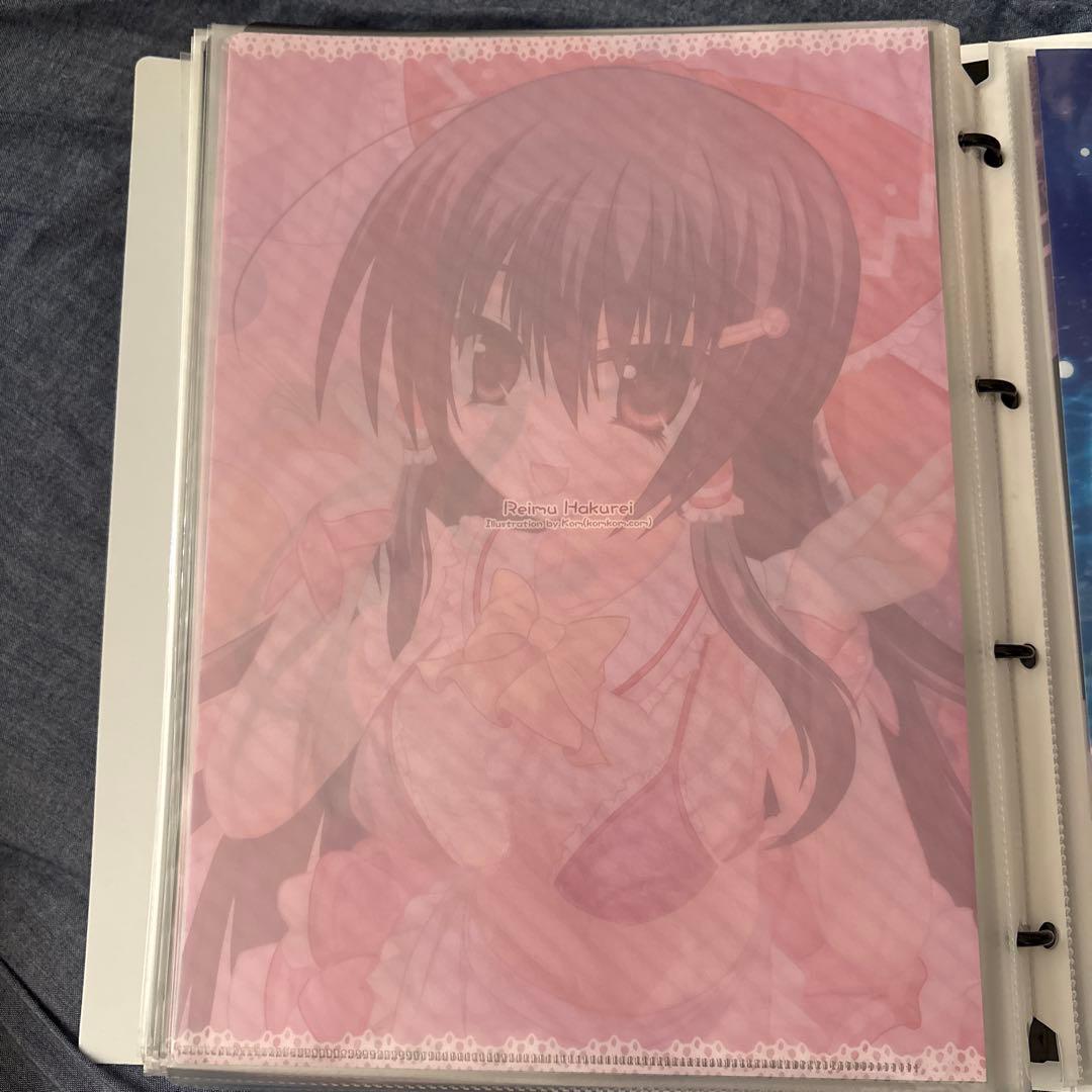 東方project 霊夢　メイド服　美少女　クリアファイル　VZ7