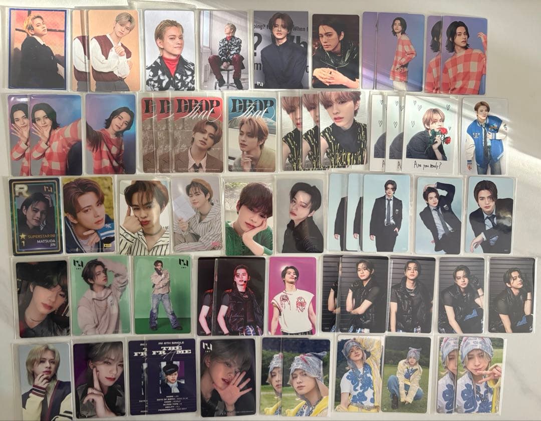 INI 松田迅セット　トレカ　缶バ　ポストカード