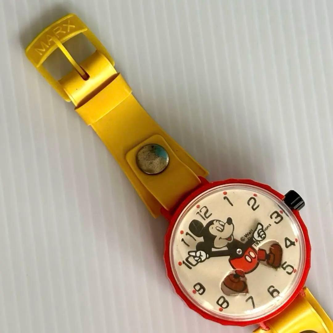 【ヴィンテージ】1977MARXミッキーマウス腕時計＊ワッペン＊1967バッジ