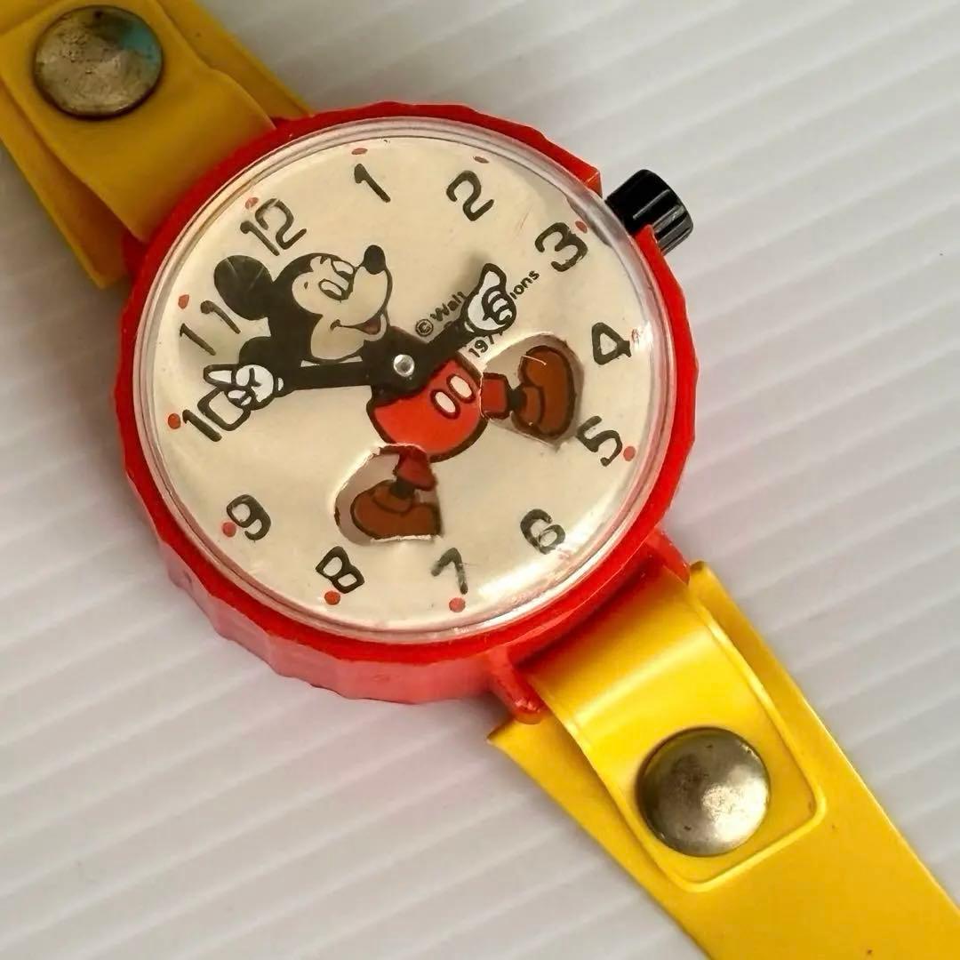 【ヴィンテージ】1977MARXミッキーマウス腕時計＊ワッペン＊1967バッジ