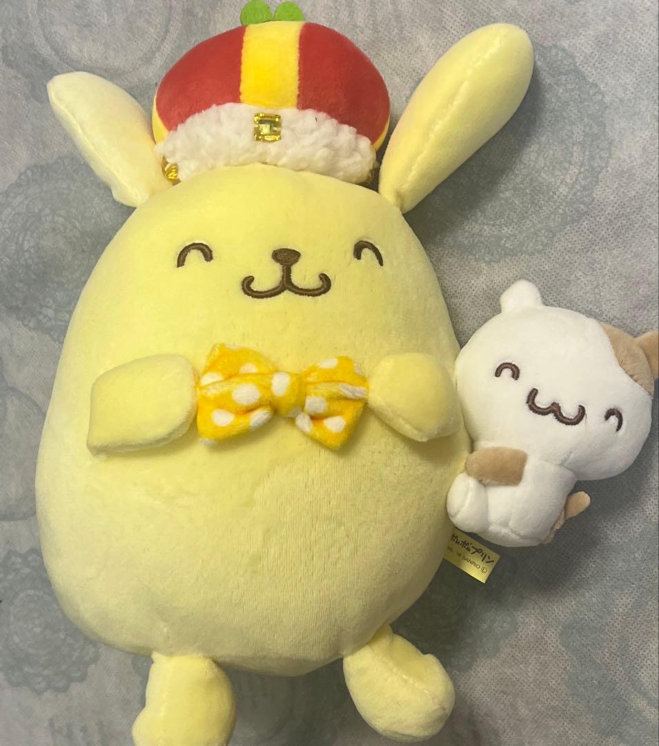 大幅値引‼️【新品・未使用】ポムポムプリン　むにゅぐるみ　2連覇記念