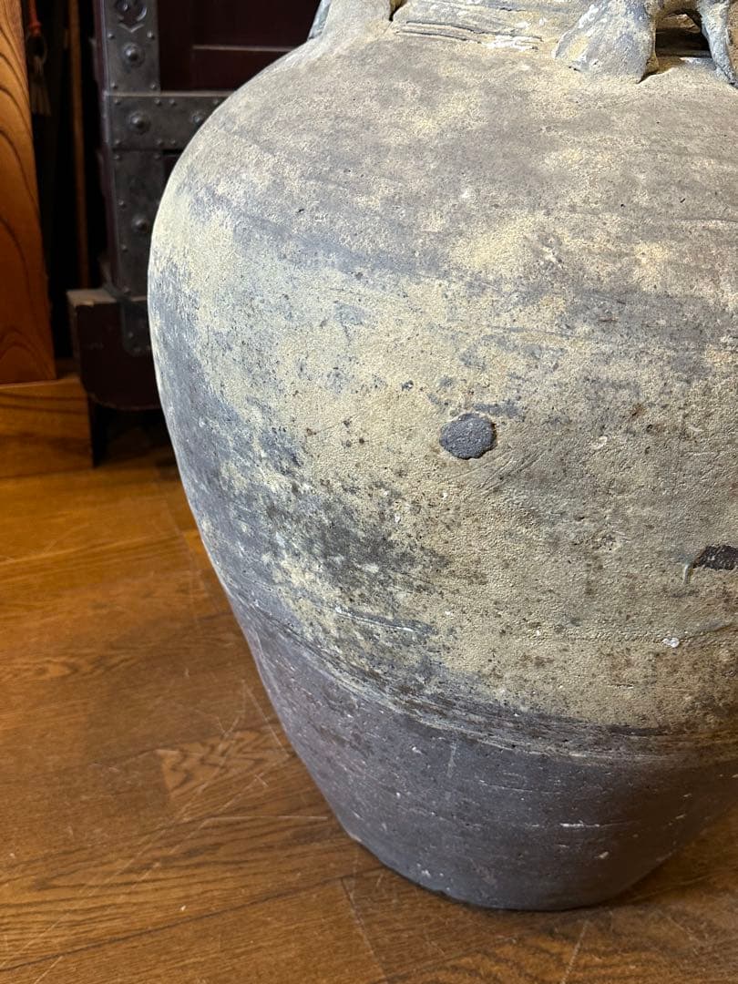 琉球　沖縄　大壺　四耳壺　江戸時代後期