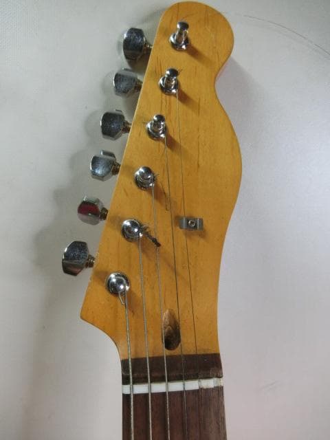 163：詳細不明　テレキャスタータイプ エレキギター 部品取等　ジャンク品