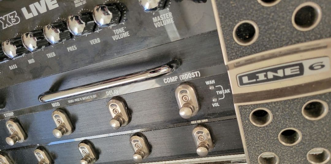 LINE6 POD X3 LIVE マルチエフェクター