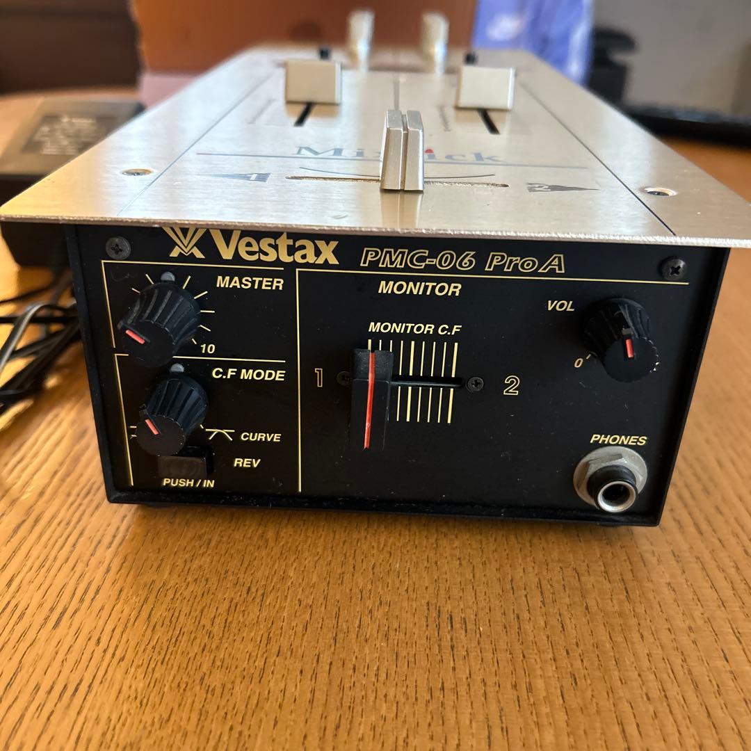 Vestax PMC-06 Pro A DJミキサー 純正アダプター付き