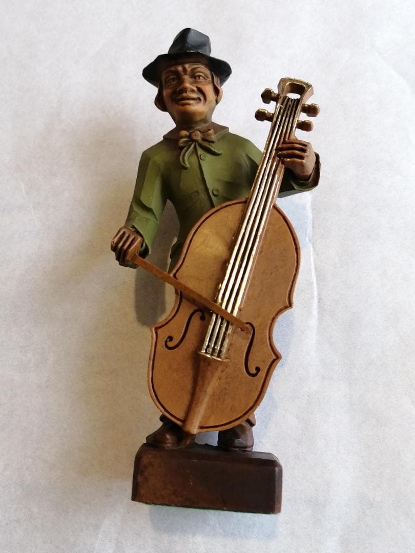 ヴィンテージ　木堀風人形　West Germany　4体セット