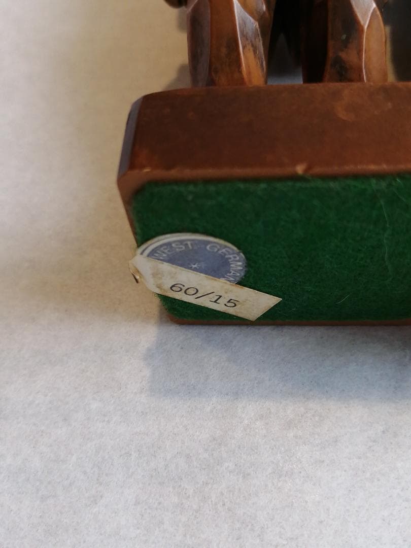 ヴィンテージ　木堀風人形　West Germany　4体セット