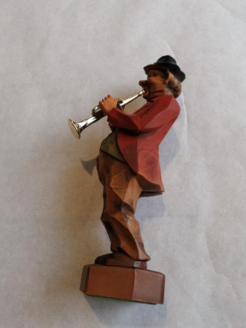 ヴィンテージ　木堀風人形　West Germany　4体セット