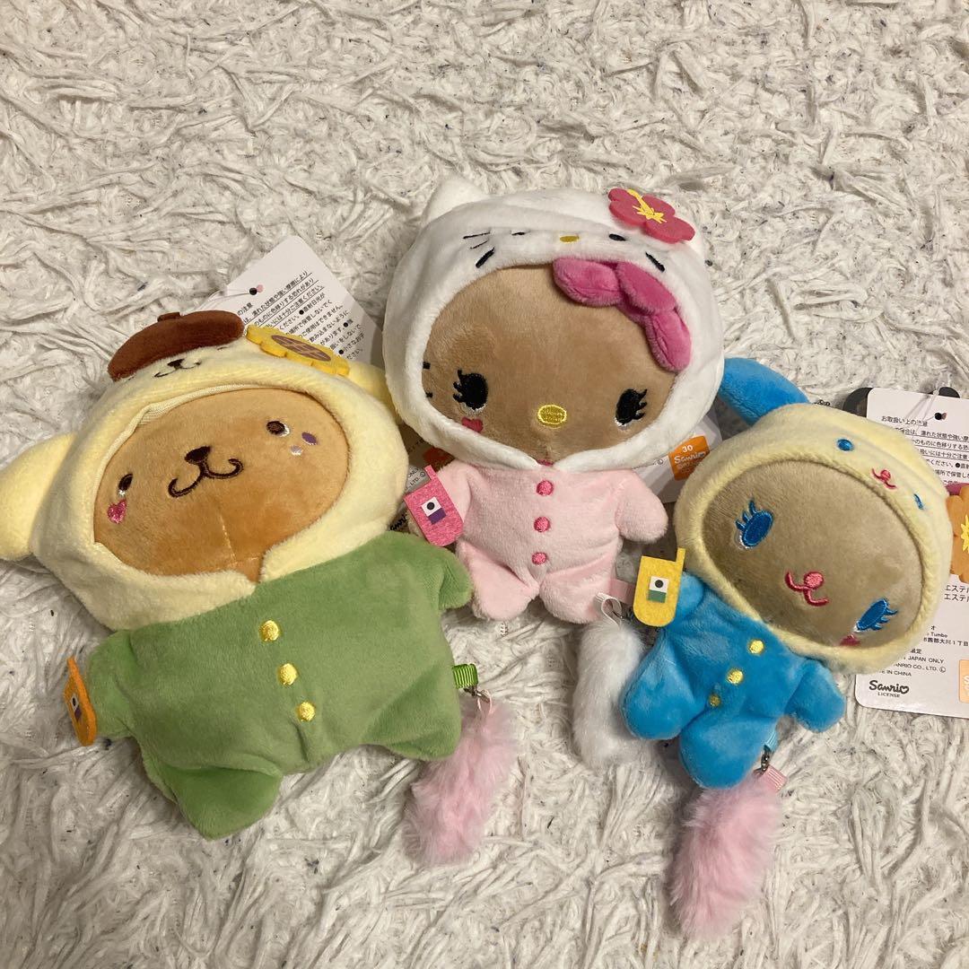 サンリオキャラクターズ　平成日焼けギャル ぬいぐるみ3点セット アベイル限定