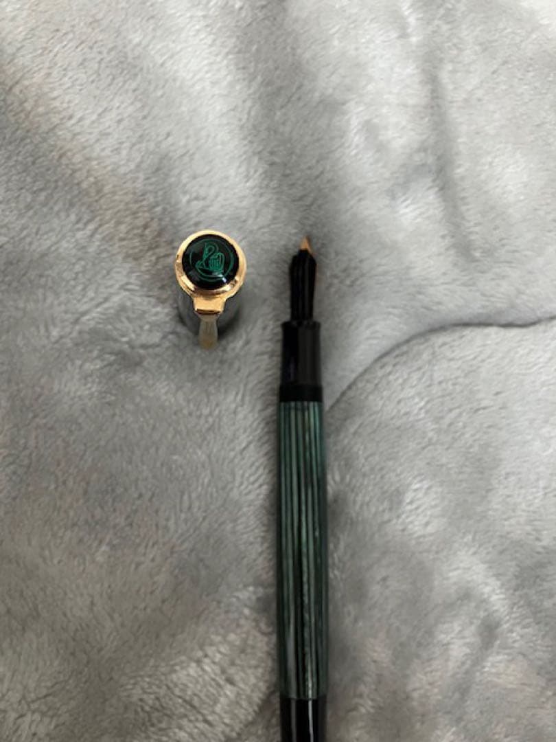 【レア品】pelikan/ペリカン 400N 14C-EF 緑縞　1950年代