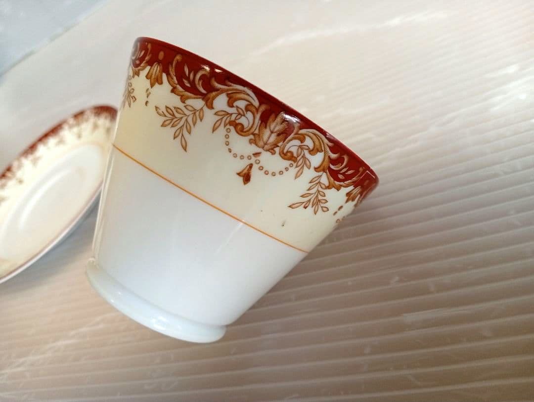 【珍品】東洋陶器会社 TOYOTOKIKAISYA カップ＆ソーサ－オールド東陶