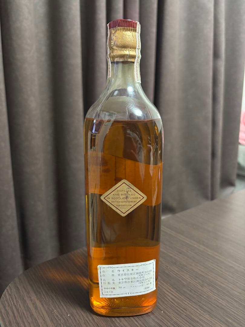 ジョニーウォーカー レッドラベル 特級ティンキャップ 760ml レア古酒