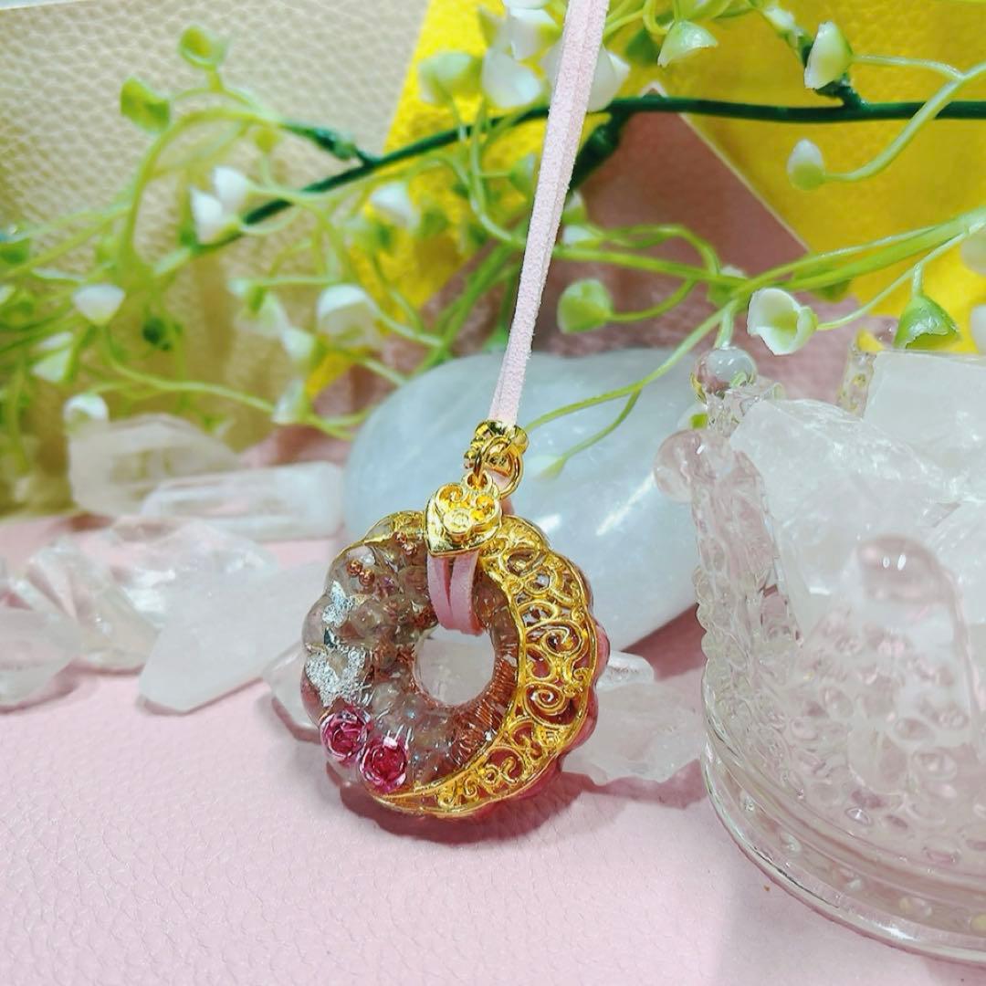 癒しのオルゴナイト❤️オーラクォーツ＋ロードナイトのフレンチクルーラー♡