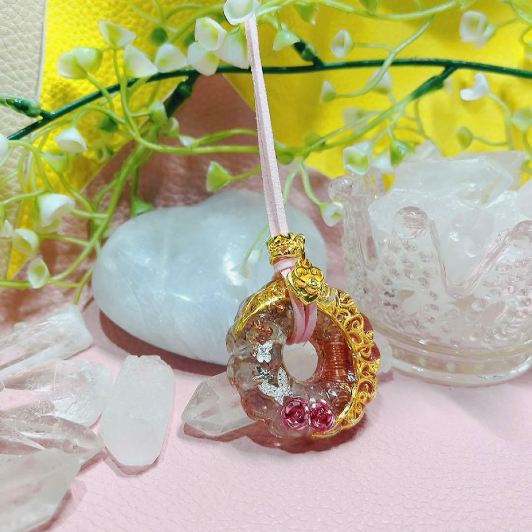 癒しのオルゴナイト❤️オーラクォーツ＋ロードナイトのフレンチクルーラー♡