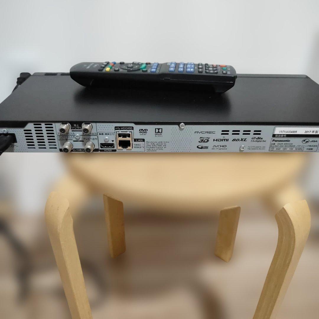 2017年製 Panasonic DIGA DMR-BRS520 BDレコーダー