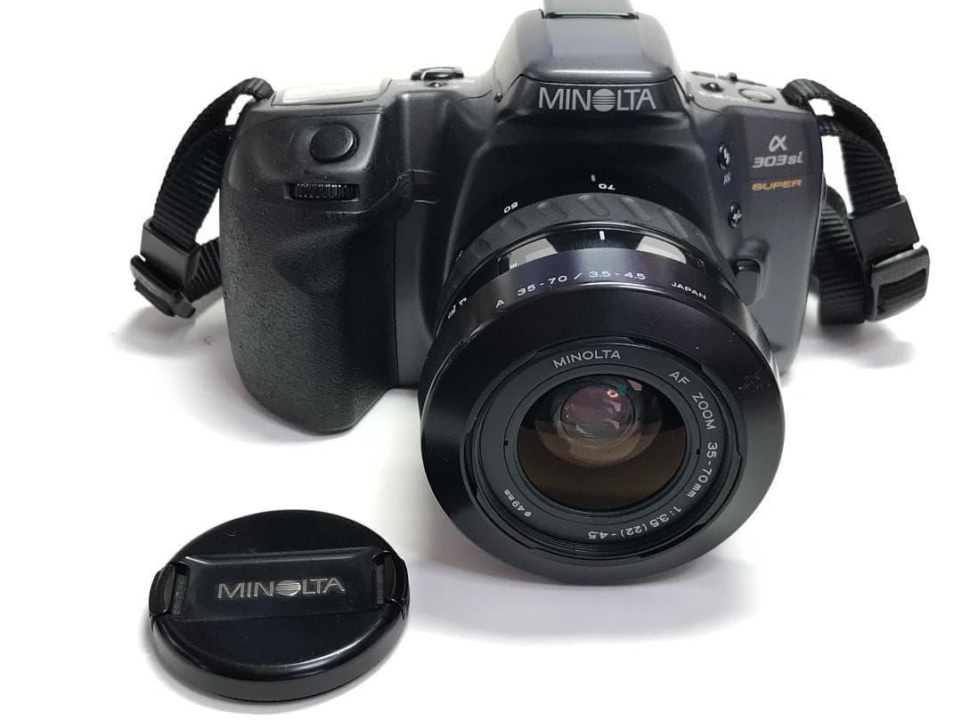 MINOLTA α303si SUPER一眼レフ+AF35-70㎜ズームレンズ