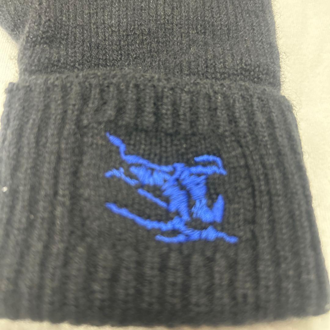 BURBERRY ブラック ニット手袋