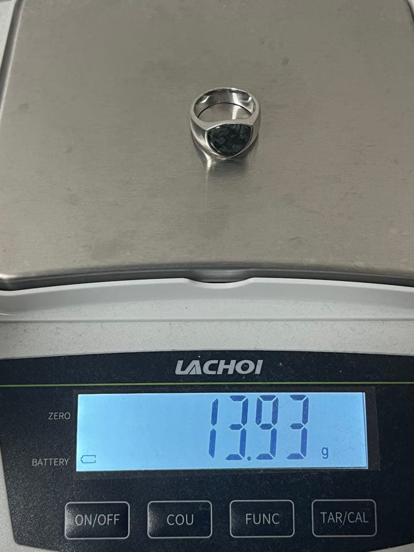 トムウッド TOMWOOD シールド グリーンマーブルリング 21号 SV925