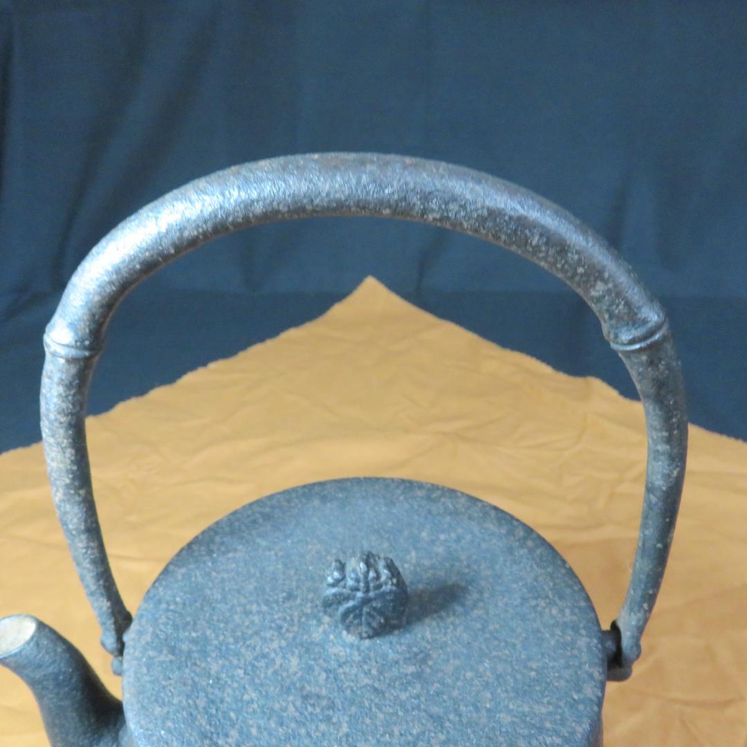 鉄瓶 南部鉄器 急須 銘 囲炉裏 薪ストーブ 大正 日本地図 記念品か