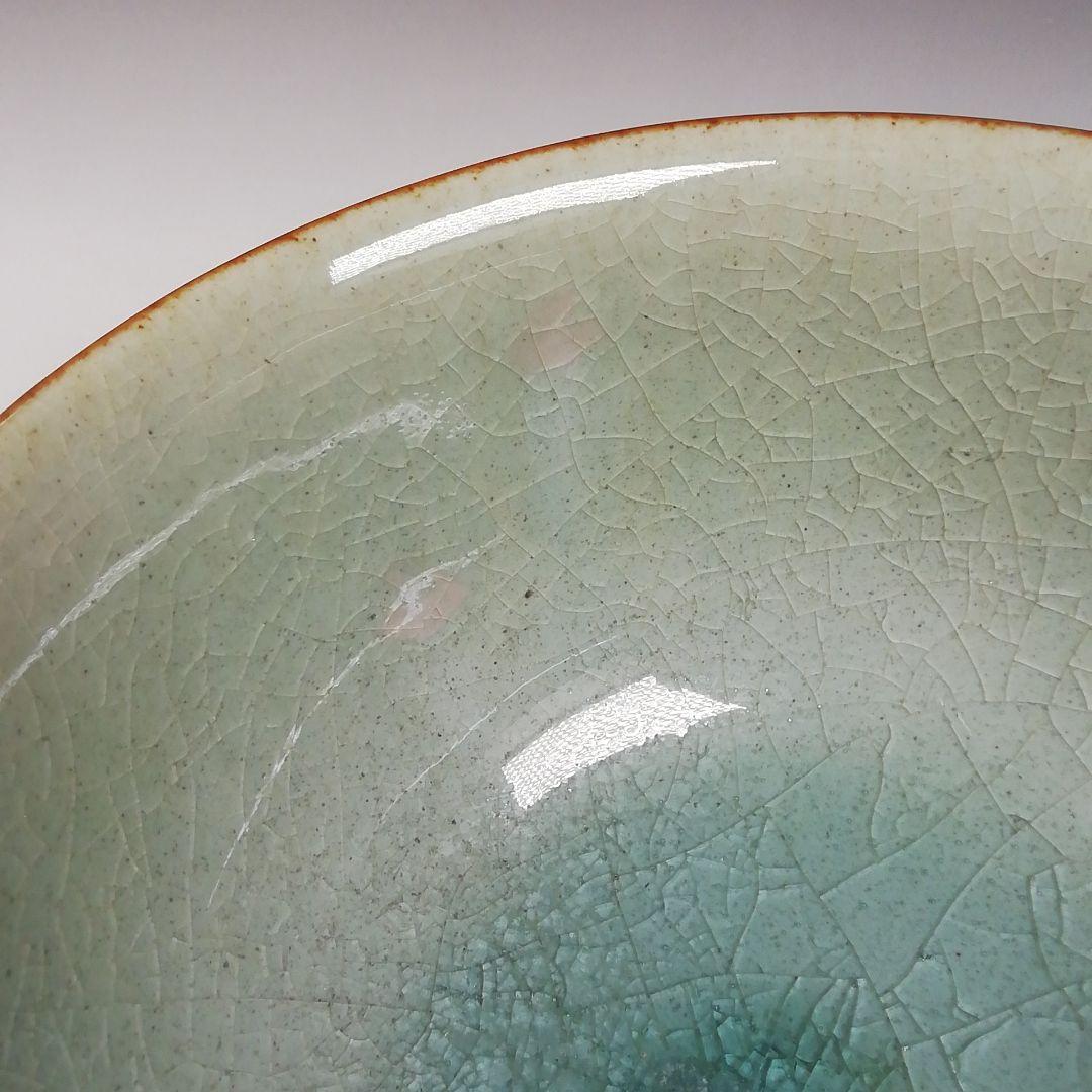 Ｗ５６　茶碗　『象眼手　茶碗』『伊勢美夜之窯　八木秀夫 作』共箱　抹茶碗　茶道具