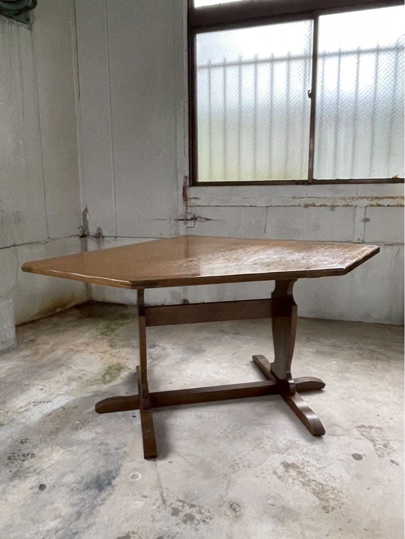 無垢材　ヴィンテージ ダイニングテーブル　センターテーブル