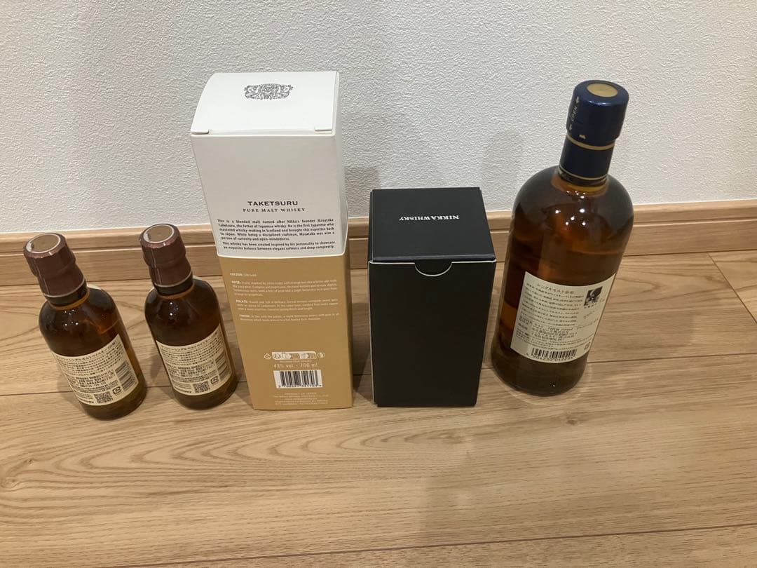 NIKKAウイスキー 竹鶴　余市　フロムザバレル　サントリー　山崎 5本セット