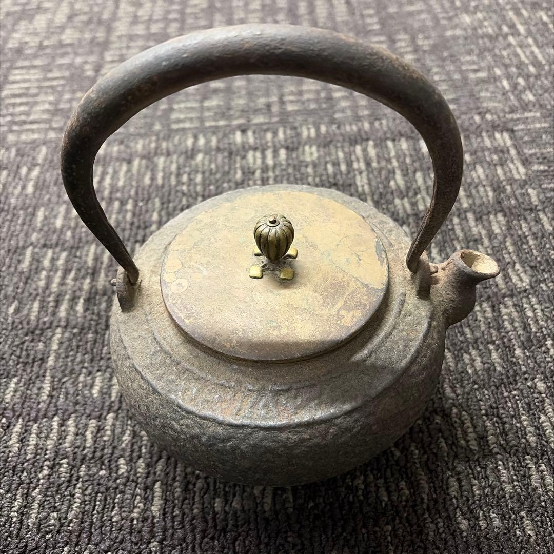 寶*賢様 龍文堂造　鉄瓶　茶道具　煎茶道具　時代物