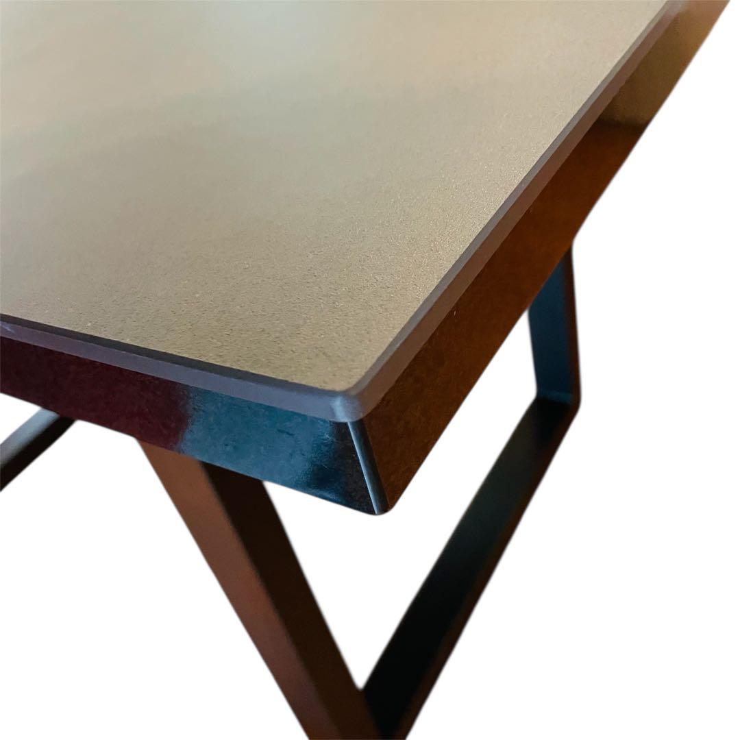 綾野製作所 ネオス セラミック ダイニングテーブル アイアングレー 135