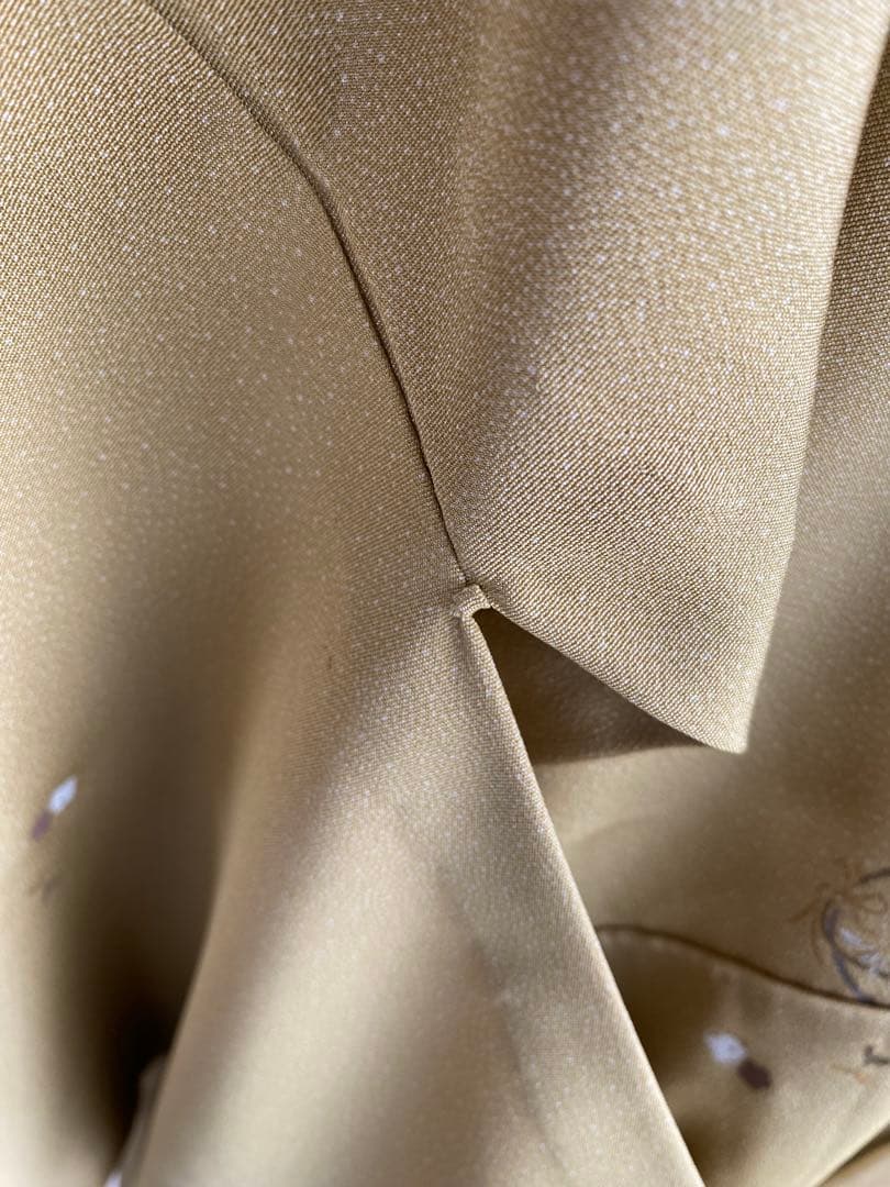 【さとよ様❤️単衣 正絹 江戸小紋に小花柄】