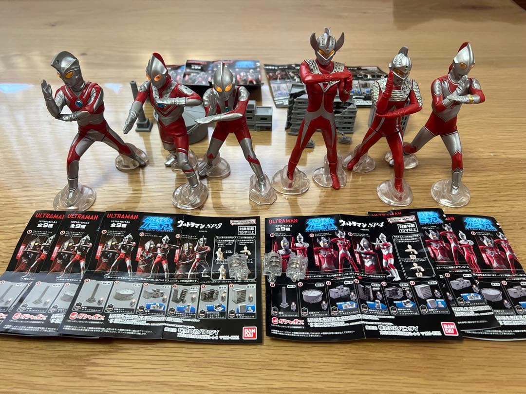 美品 アルティメットルミナス ウルトラ6兄弟セット SP3 4 ＋ビル6個付き