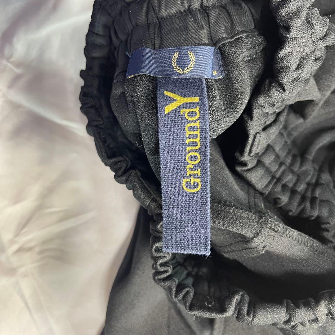 ground y fred perry サルエル トラック パンツ