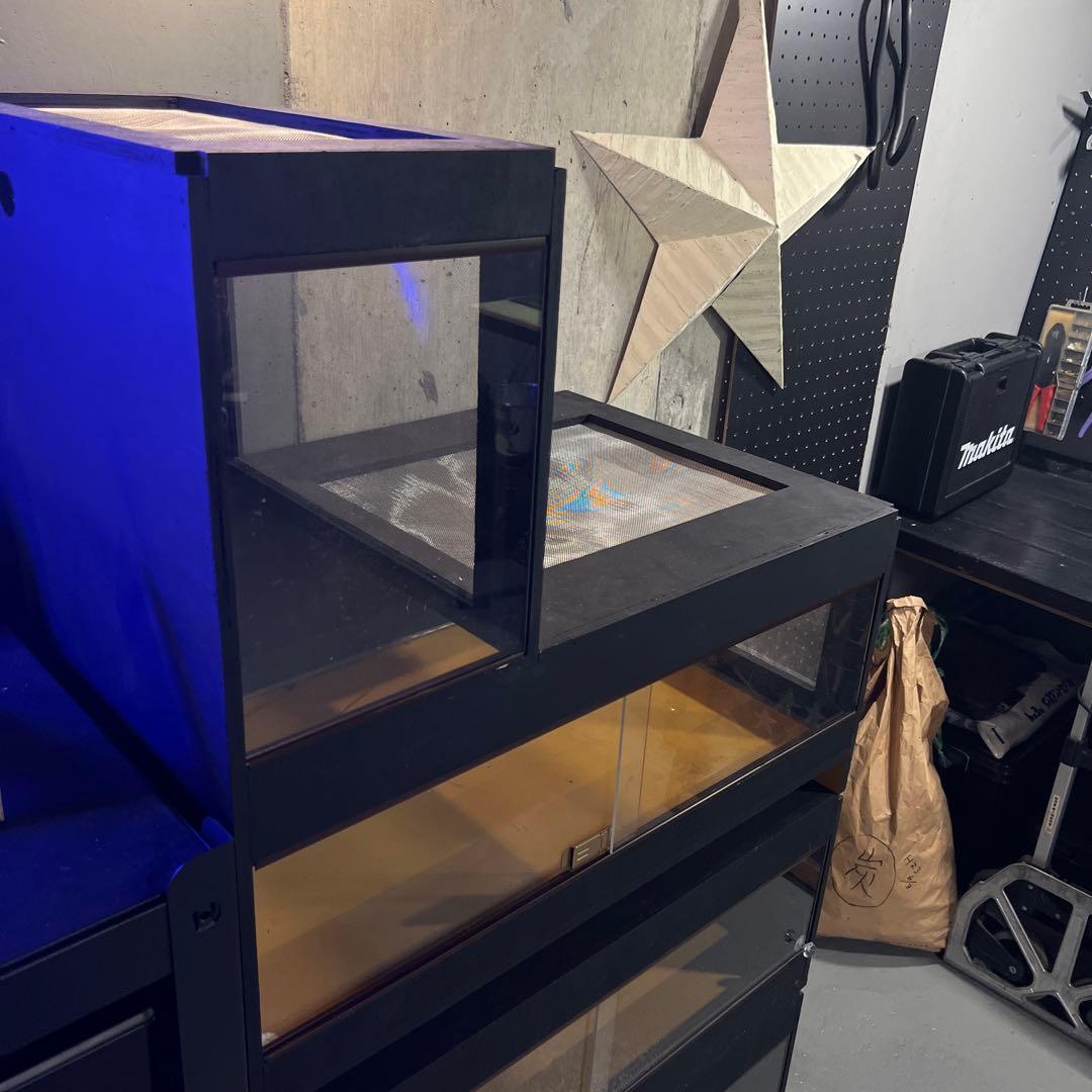 爬虫類　ケージ　木製　引き取り限定　愛知県