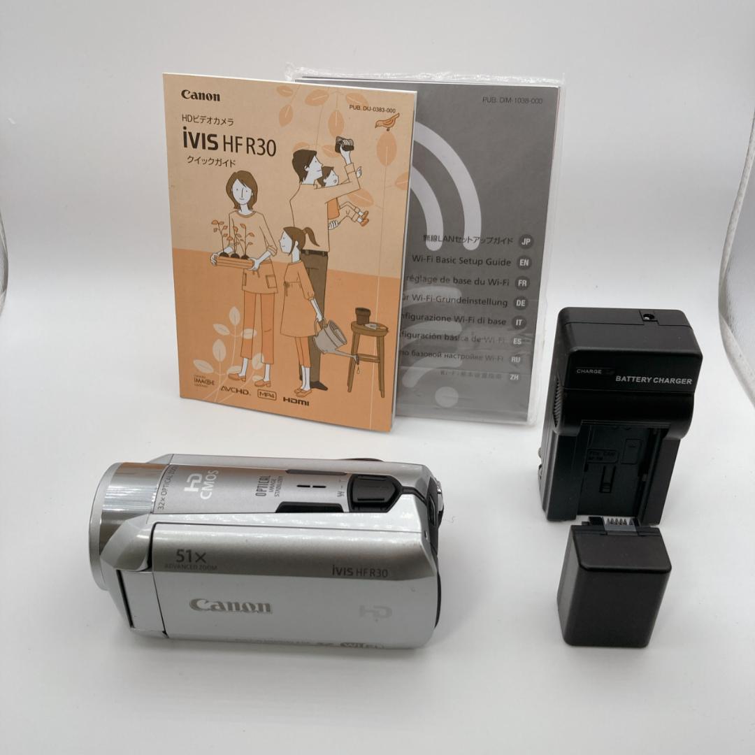 【美品】Canon キャノン ivis HF R30 ビデオカメラ 付属品多数