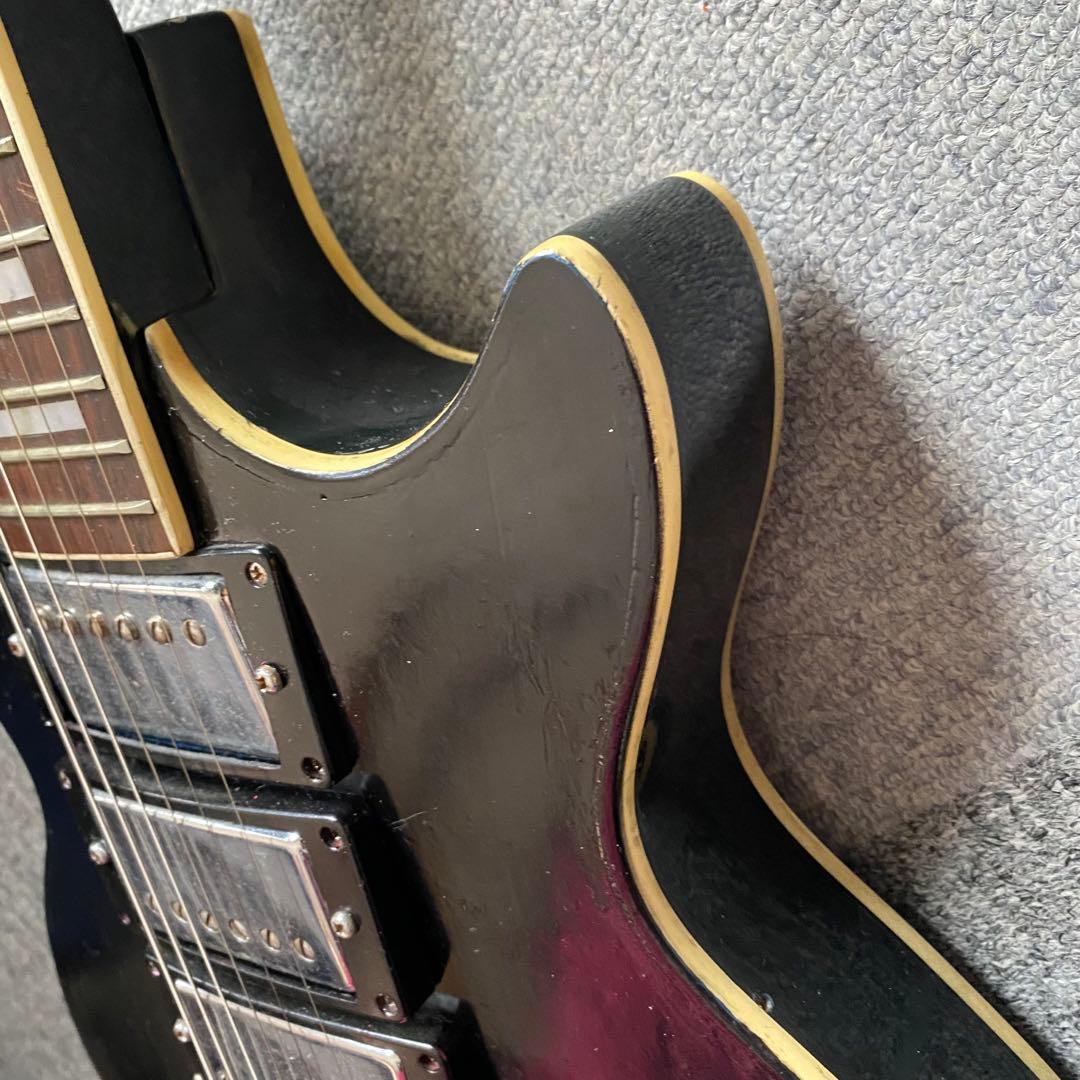 ジャパンビンテージ！レスポールカスタム3ピックアップ搭載バーニー？ARIA？