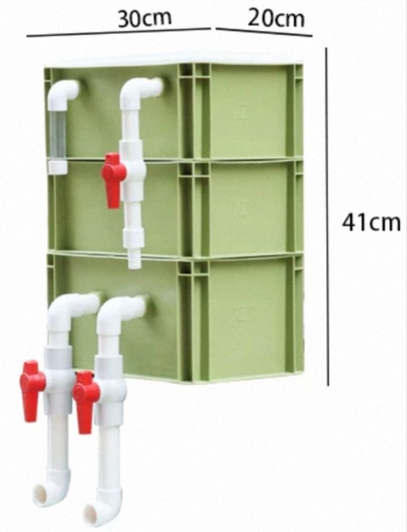 水槽用万能フィルター 外部式飼育濾過装置 ポンプ付き　到着すぐ使える状態