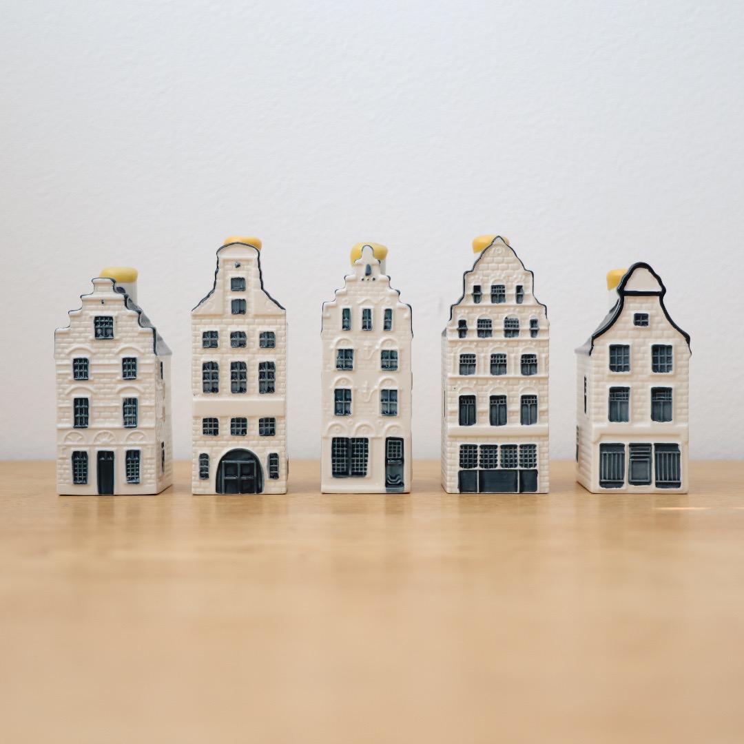 klm オランダ航空 ミニチュアハウス 10個セット