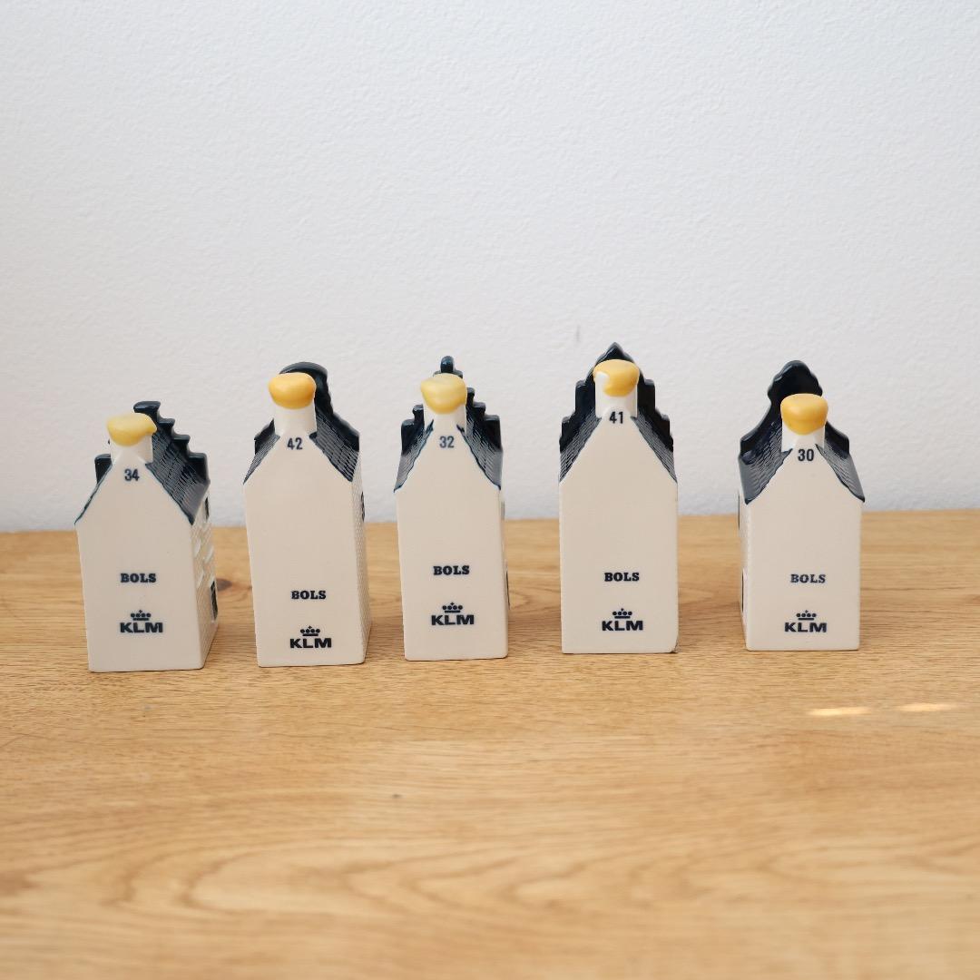klm オランダ航空 ミニチュアハウス 10個セット