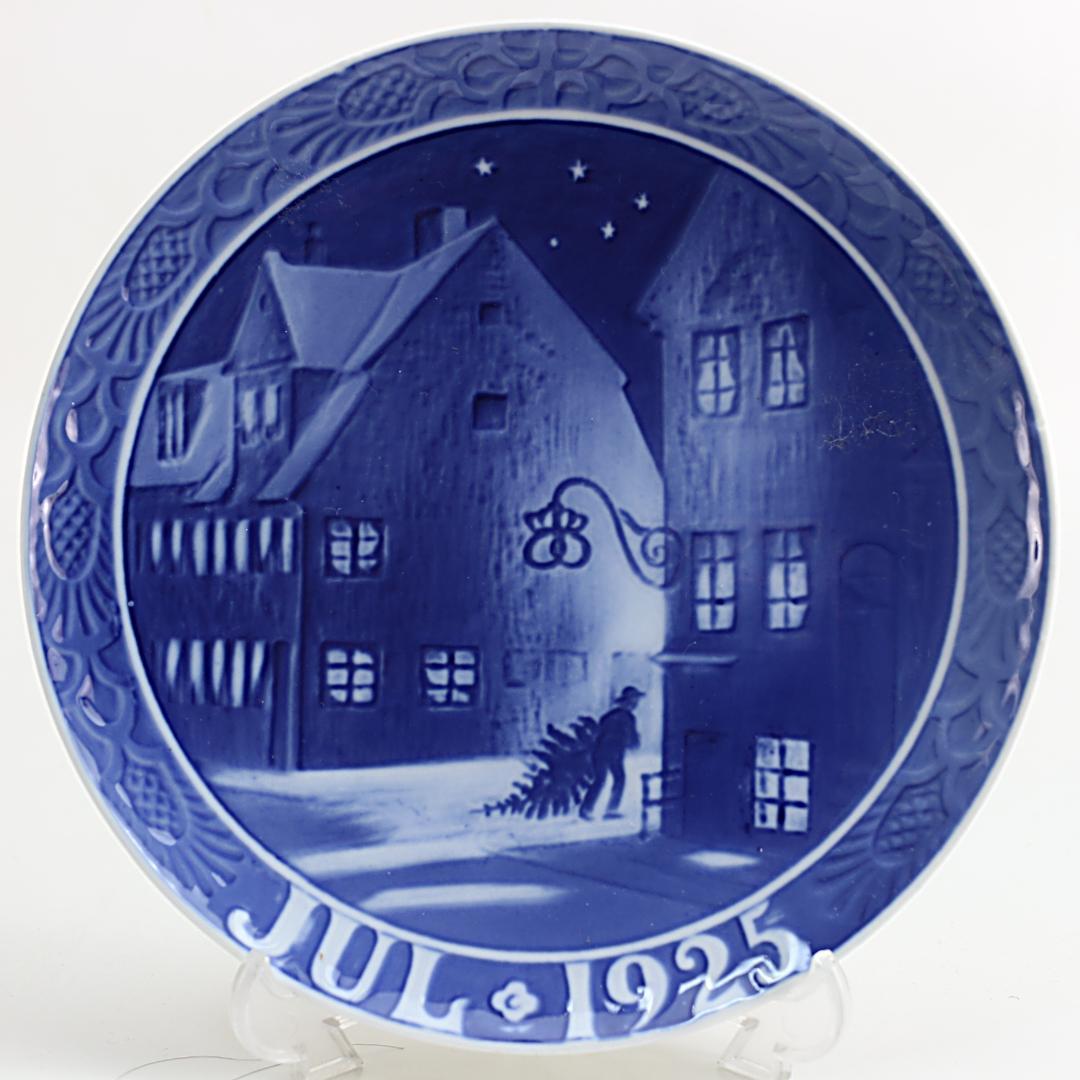 1925年「クリスチャンハウンの古い家々」イヤープレート ロイヤルコペンハーゲン