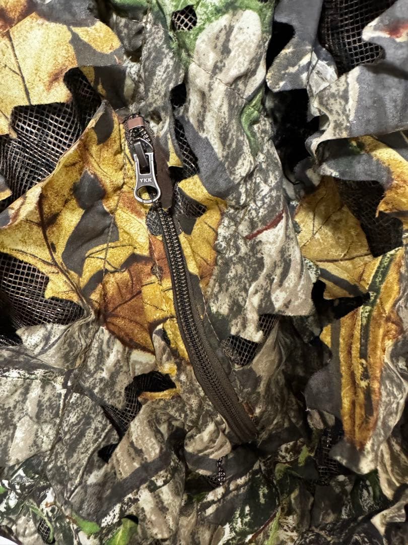 カベラス製　実物メーカー　ギリースーツ　フード上下セット　Mサイズ　おまけ有