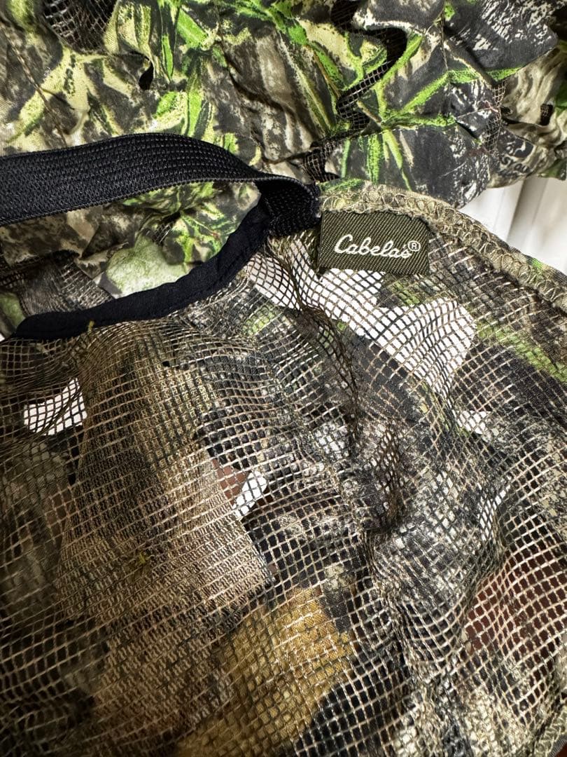 カベラス製　実物メーカー　ギリースーツ　フード上下セット　Mサイズ　おまけ有