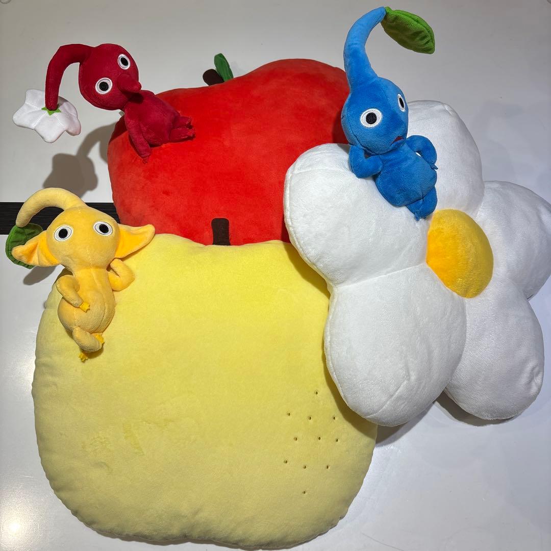 【値下げ】ピクミン　一番くじ　ラストワン　ぬいぐるみ　赤　黄　青　3色セット